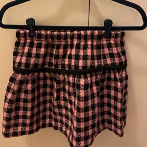 Pink and Black Skirt